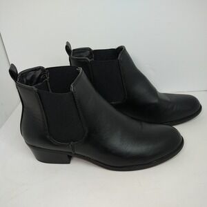 Refresh women's shoes‎ bootie black  Faux leather Size 10M